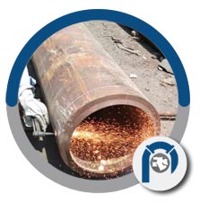 Medium carbon steel DSAW pipes