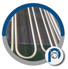 Nickel 625 U-bent tubing