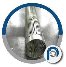 Stainless Steel 304 Perforated Exhaust Tube
