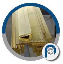 360 Yellow Brass Sheared & Edged Flat Bar