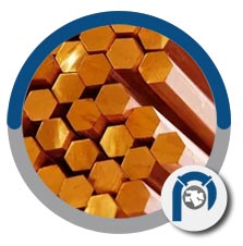 90/10 Cupro Nickel Hexagonal Bar
