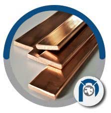 Alloy 110 Copper Square Edge Flat Bar