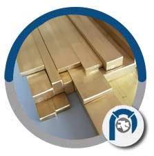 C360 Brass Flat Rod