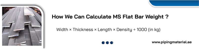 How We Can Calculate MS Flat Bar Weight ?
