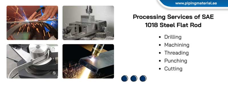 Processing Services of SAE 1018 Steel Flat Rod