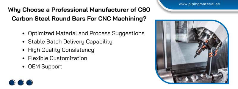Why Choose a Professional Manufacturer of C60 Carbon Steel Round Bars For CNC Machining?