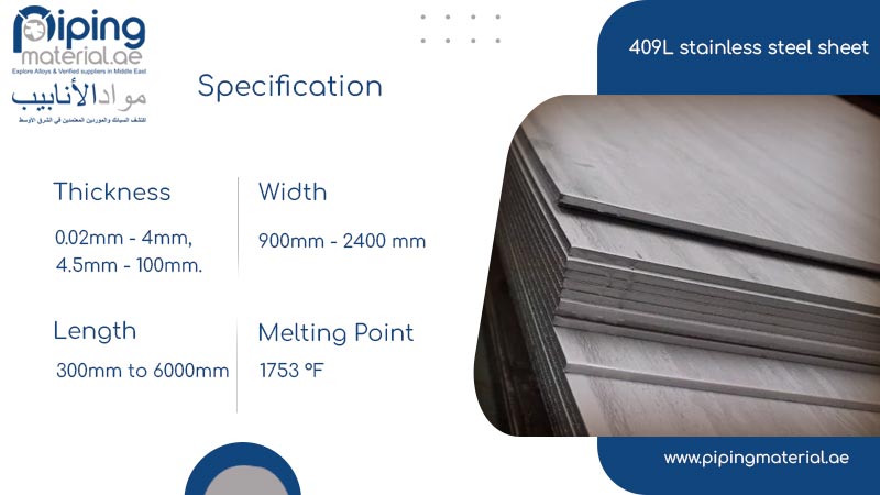 409L stainless steel sheet 409L stainless steel sheet