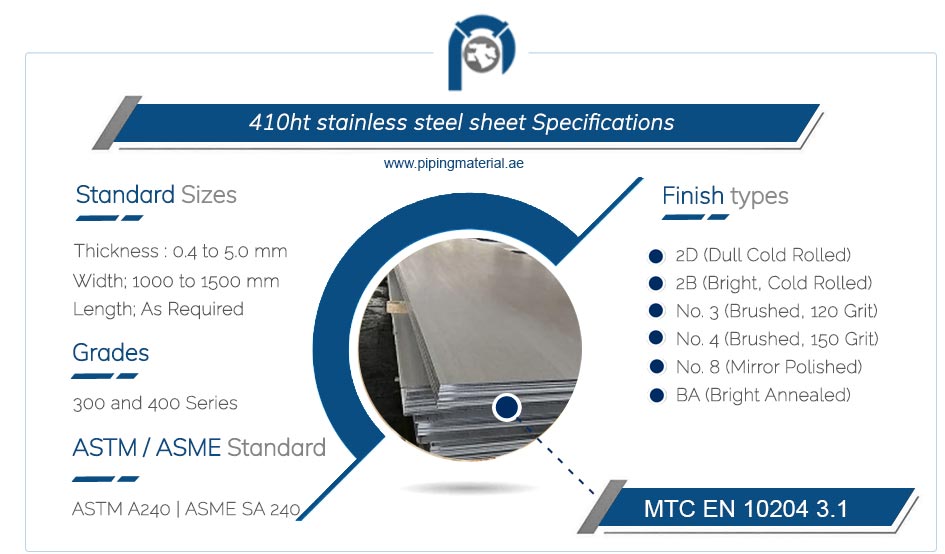 410Ht stainless steel sheet specification 410Ht stainless steel sheet specification