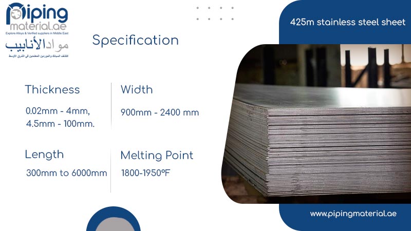 425m stainless steel sheet 425m stainless steel sheet
