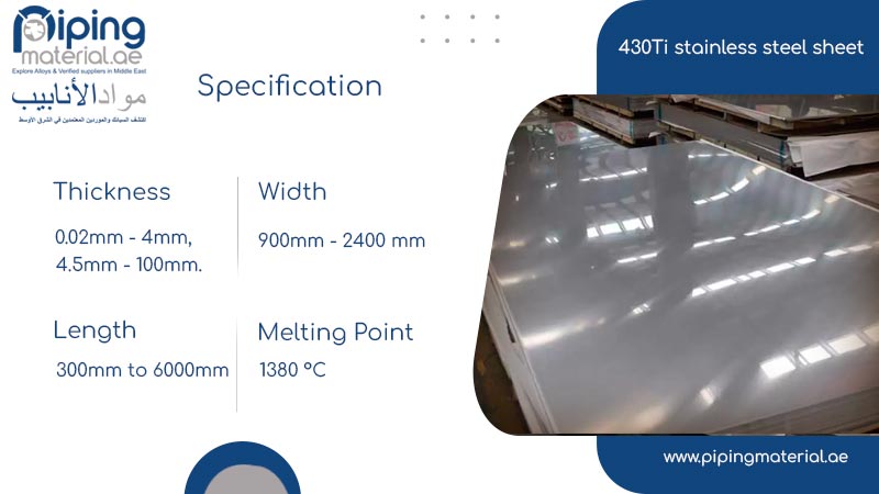 430Ti stainless steel sheet