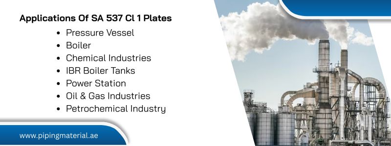 Applications Of SA 537 Cl 1 Plates