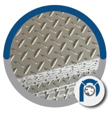 ASTM A240 UGI4116N Chequered Plate ASTM A240 UGI4116N Chequered Plate