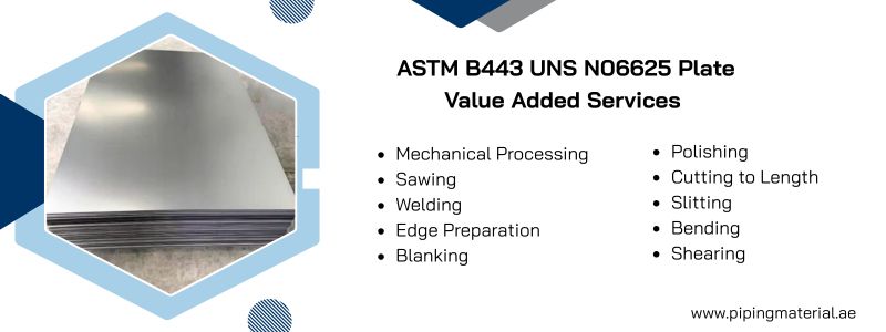 ASTM B443 UNS N06625 Plate Value Added Services 