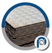 INOX 410HT chequered plate INOX 410HT chequered plate
