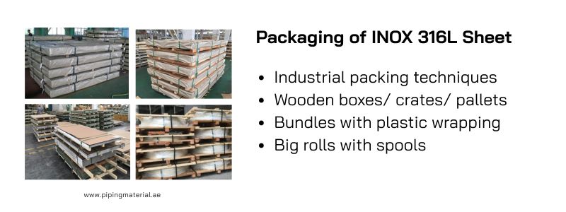  Packaging of INOX 316L Sheet 