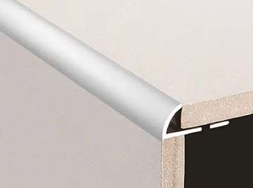 Round Edge Aluminium Tile Trim