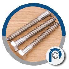18-8 Stainless Steel Hex Head Lag Screw 18-8 Stainless Steel Hex Head Lag Screw