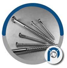 18-8 Stainless Steel Hex Head Lag Screws 18-8 Stainless Steel Hex Head Lag Screws