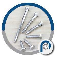 18-8 Stainless Steel Hex Head Wood Screws 18-8 Stainless Steel Hex Head Wood Screws