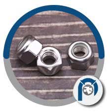 18-8 Stainless Steel Nylon Hex Nuts