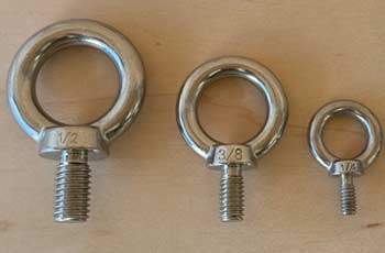 316 SS Machined Eye Bolts