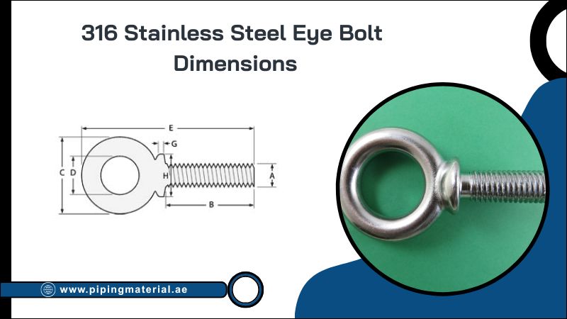 316 Stainless Steel Eye Bolt Dimensions 316 Stainless Steel Eye Bolt Dimensions