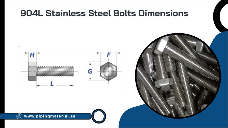 904L Stainless Steel Bolts Dimensions 904L Stainless Steel Bolts Dimensions