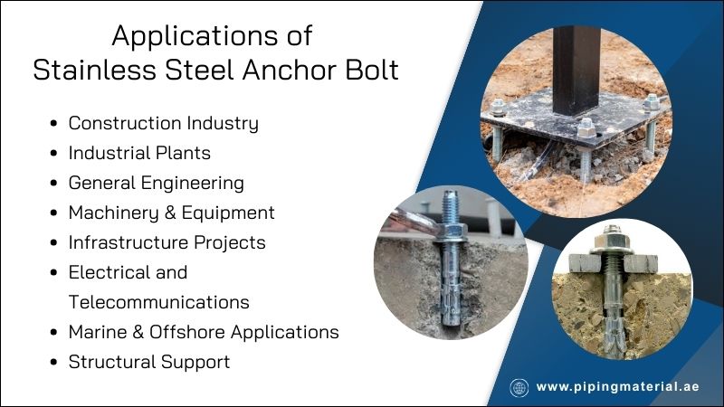 Applications of Stainless Steel Anchor Bolt