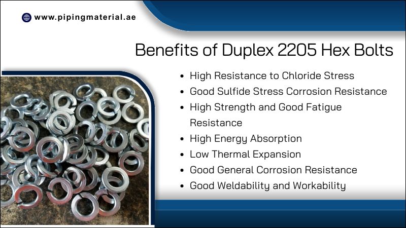 Benefits of Duplex 2205 Hex Bolts Benefits of Duplex 2205 Hex Bolts