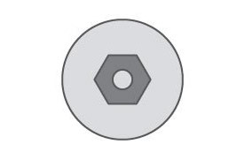 Hex Socket with Pin