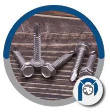 Metric 18-8 Stainless Steel Hex Head Tek Screws Metric 18-8 Stainless Steel Hex Head Tek Screws