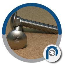 SS 18-8 Carriage Bolts