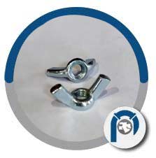 SS 18-8 Nylon-insert Wing Locknuts SS 18-8 Nylon-insert Wing Locknuts