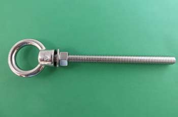 SS Long Shank Eye Bolts