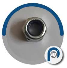 Stainless Steel Grades 18/8 Thin Nylon-insert Locknuts Stainless Steel Grades 18/8 Thin Nylon-insert Locknuts