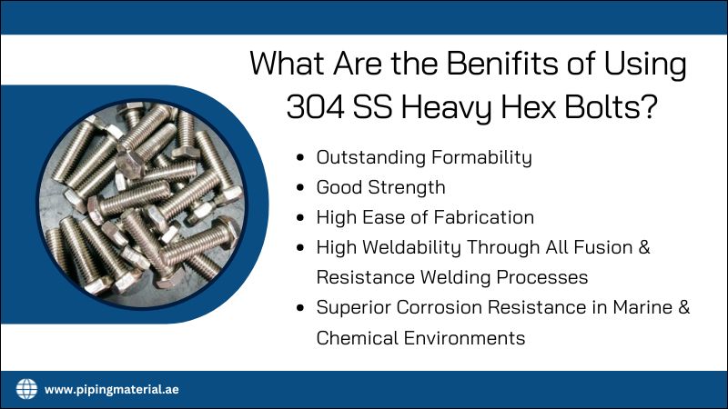 What Are the Benefits of Using 304 SS Heavy Hex Bolts?