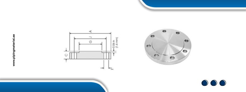 A182 F316L Blind Flange Dimensions