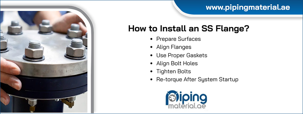 How to Install a SS Flange?
