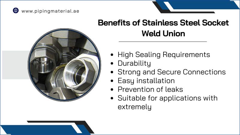 Benefits of Stainless Steel Socket Weld Union