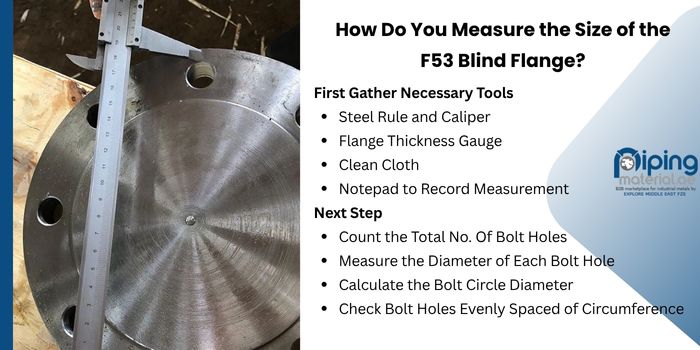 How Do You Measure the Size of the F53 Blind Flange? How Do You Measure the Size of the F53 Blind Flange?