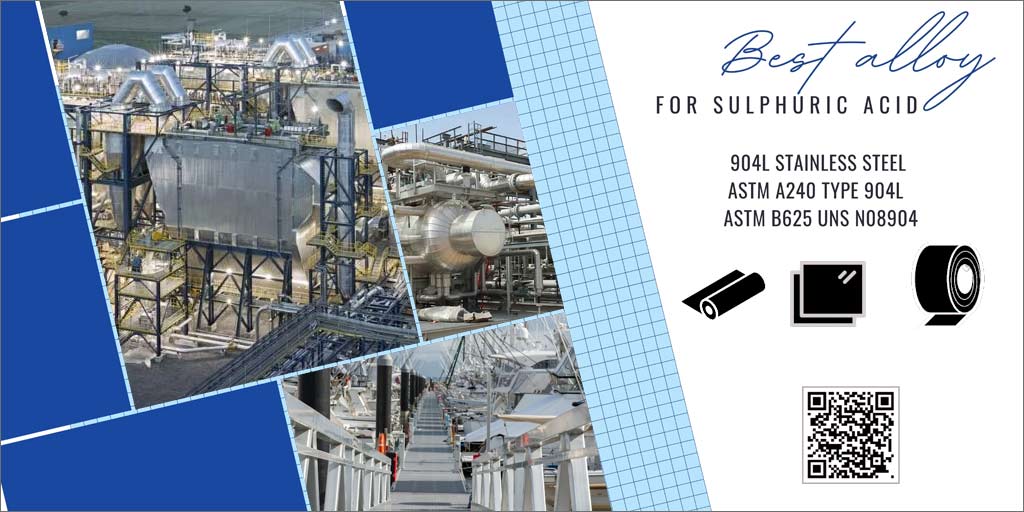 904L stainless steel applications