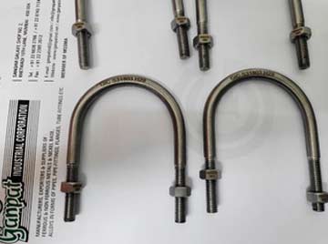 Alloy C22 U Bolts Alloy C22 U Bolts