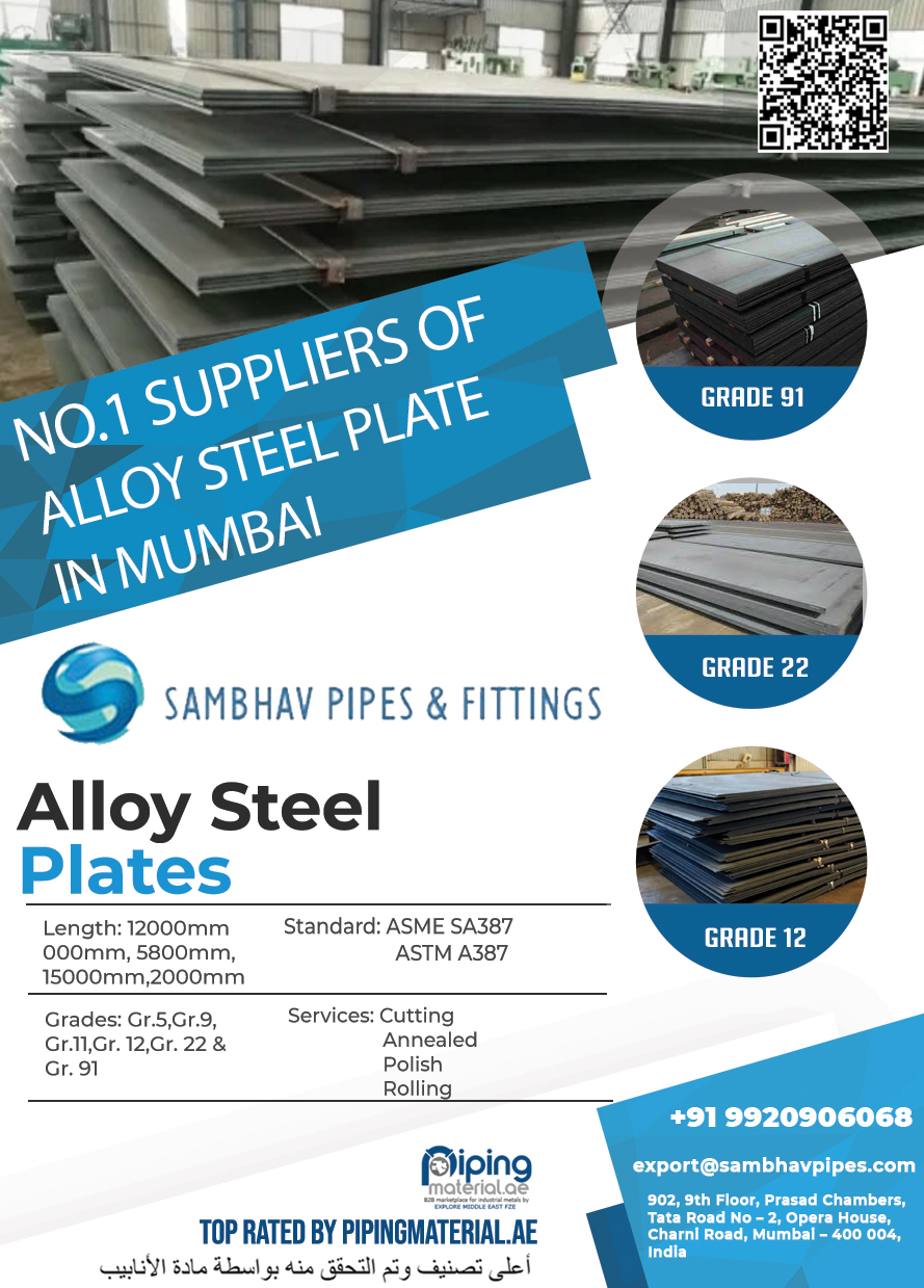 Alloy Steel Plates Suppliers in Mumbai