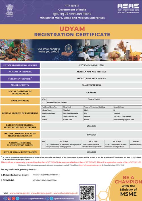 Udyam Registration (India)