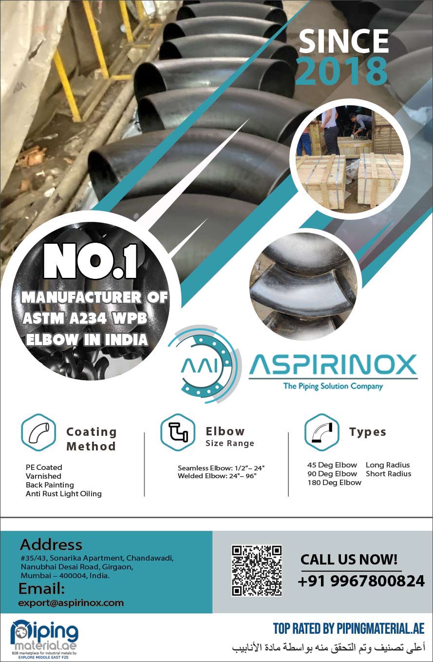 ASTM A234 WPB Elbow Manufacturer In India ASTM A234 WPB Elbow Manufacturer In India