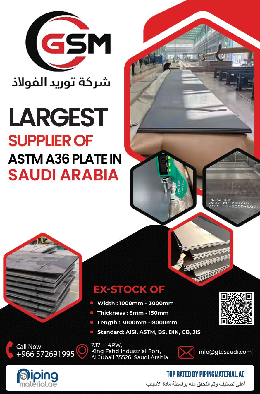 ASTM A36 Plate Supplier in Saudi Arabia ASTM A36 Plate Supplier in Saudi Arabia