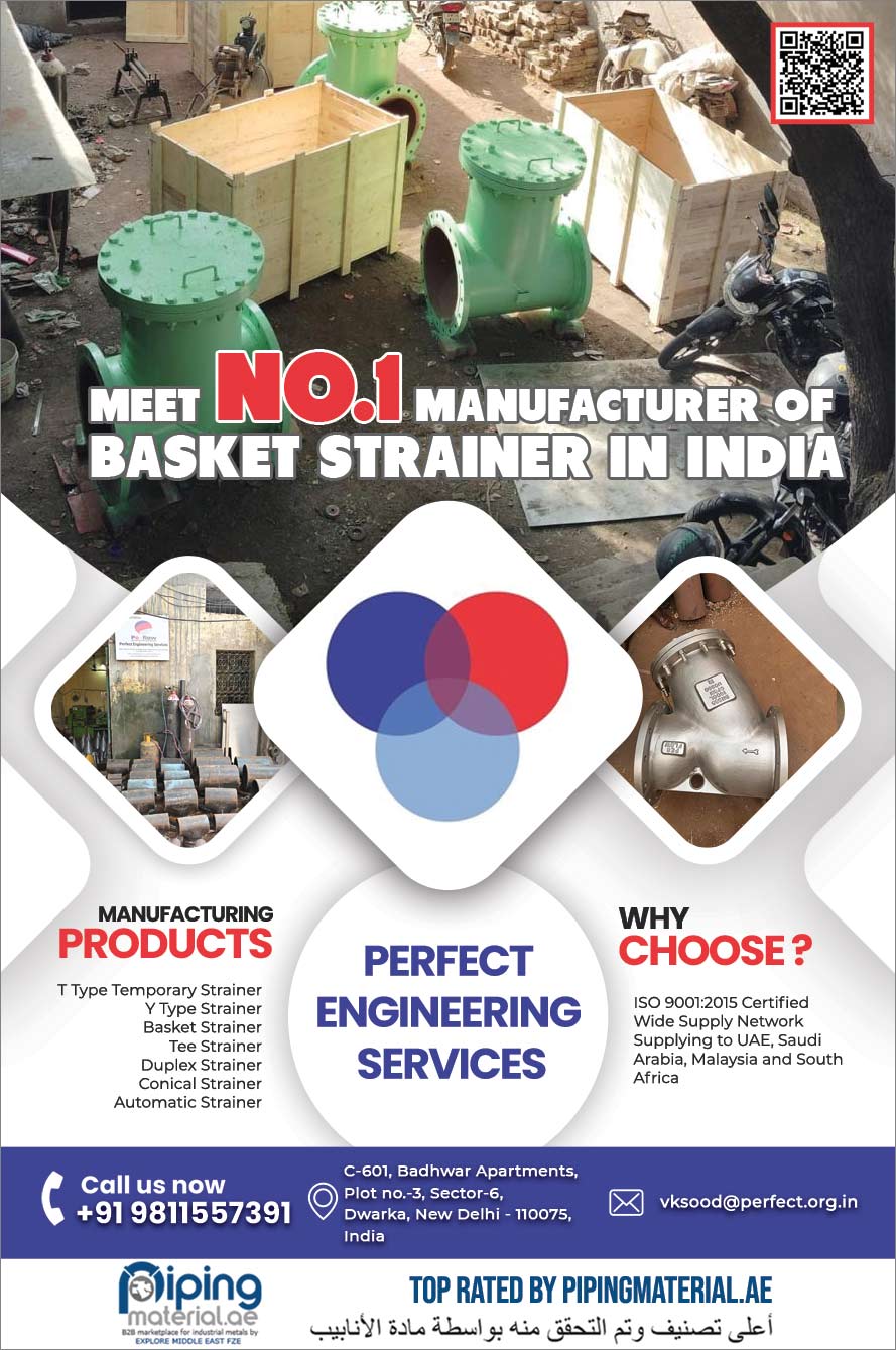 Basket Strainer Manufacturer in India Basket Strainer Manufacturer in India