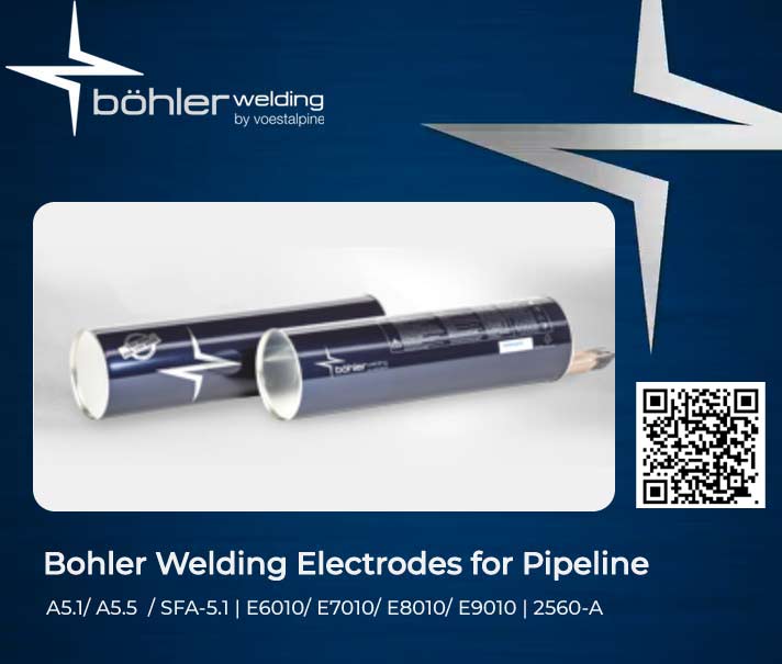 Bohler Welding Electrodes for Pipeline