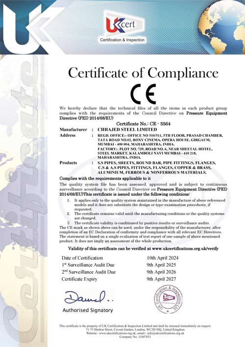 Certificate of Compliance