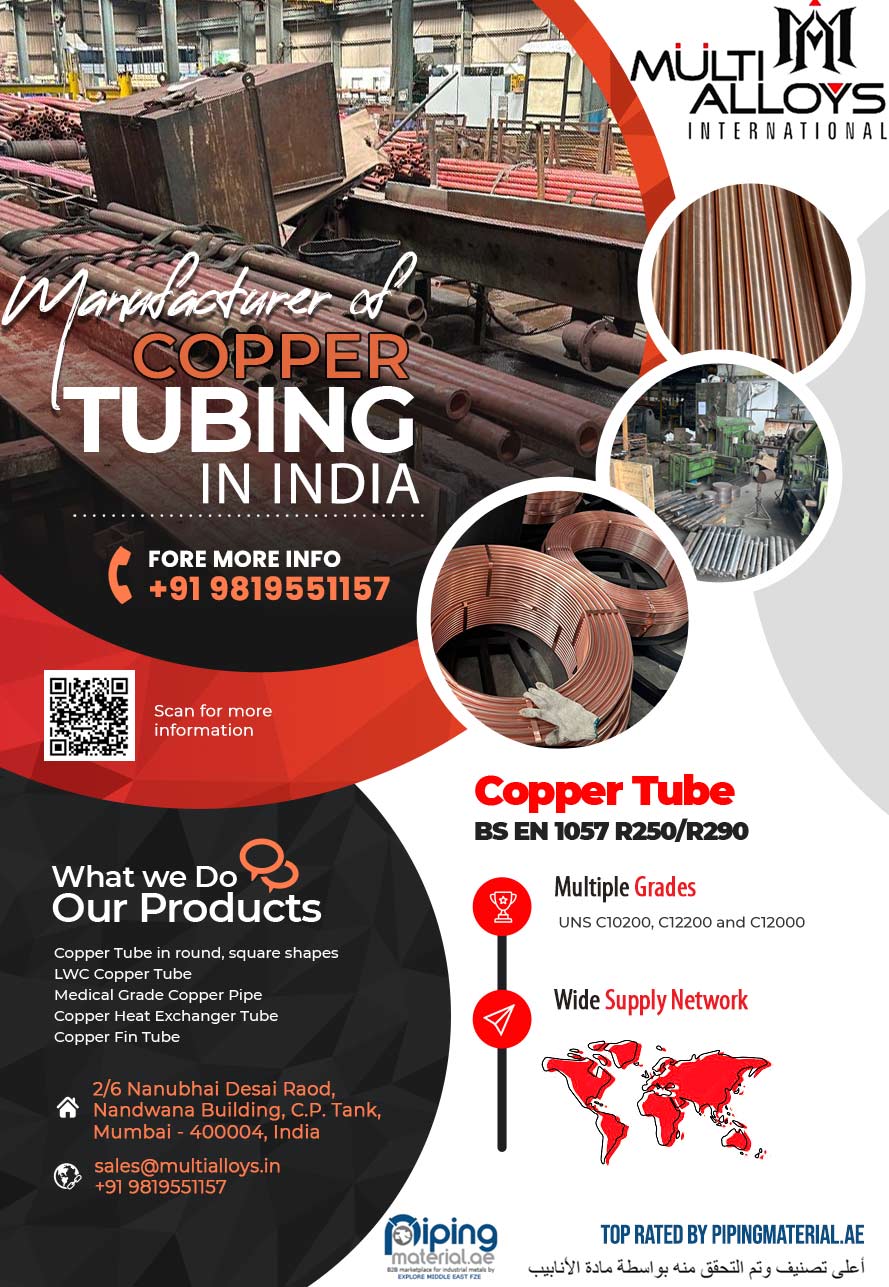 Copper Tubing Manufacturer in India Copper Tubing Manufacturer in India